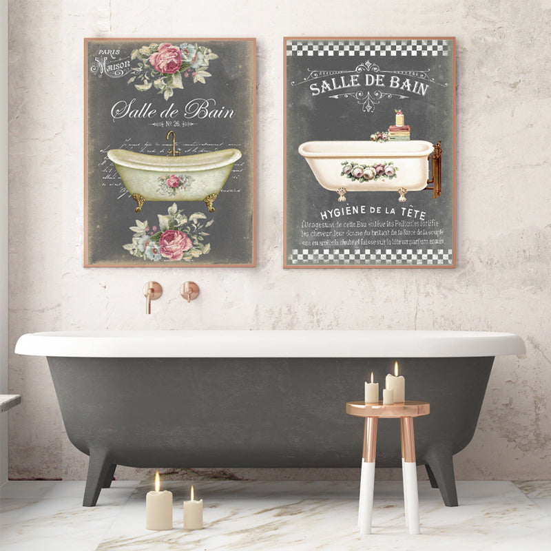 Poster bagno vintage