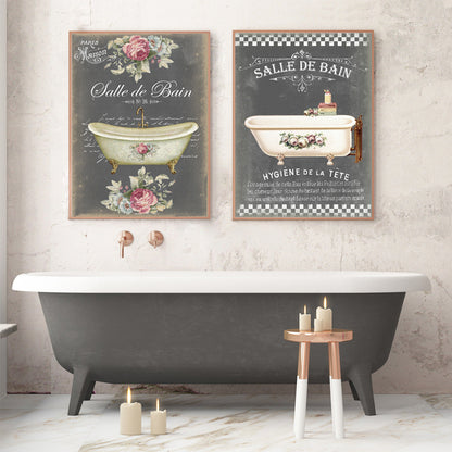 Poster bagno vintage