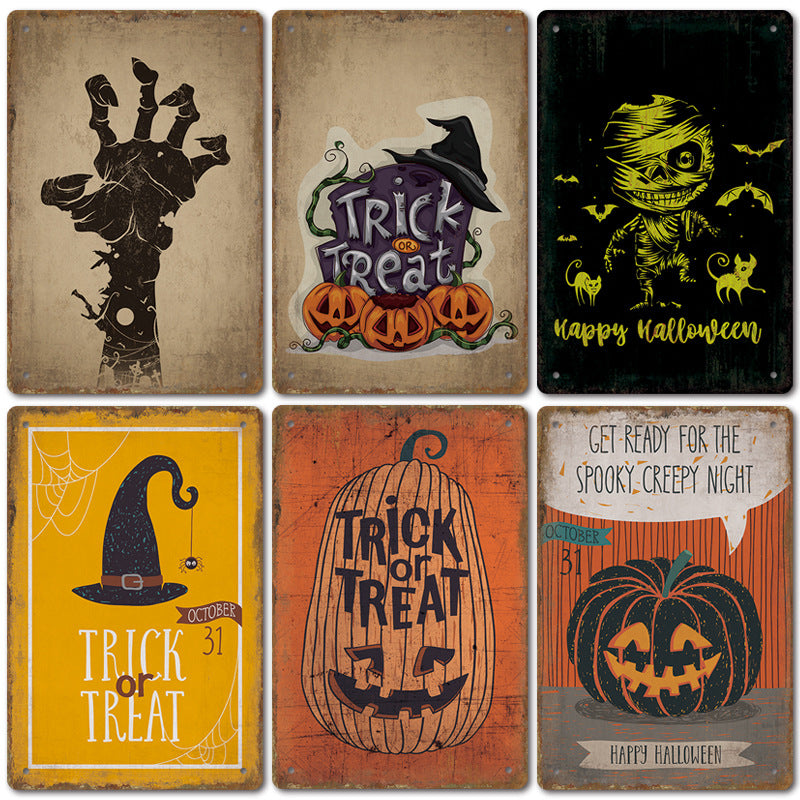 Quadro Halloween ferro