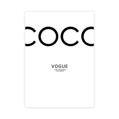 Quadro Lettere Stile Nordico