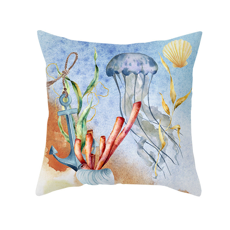 Federa cuscino creature marine