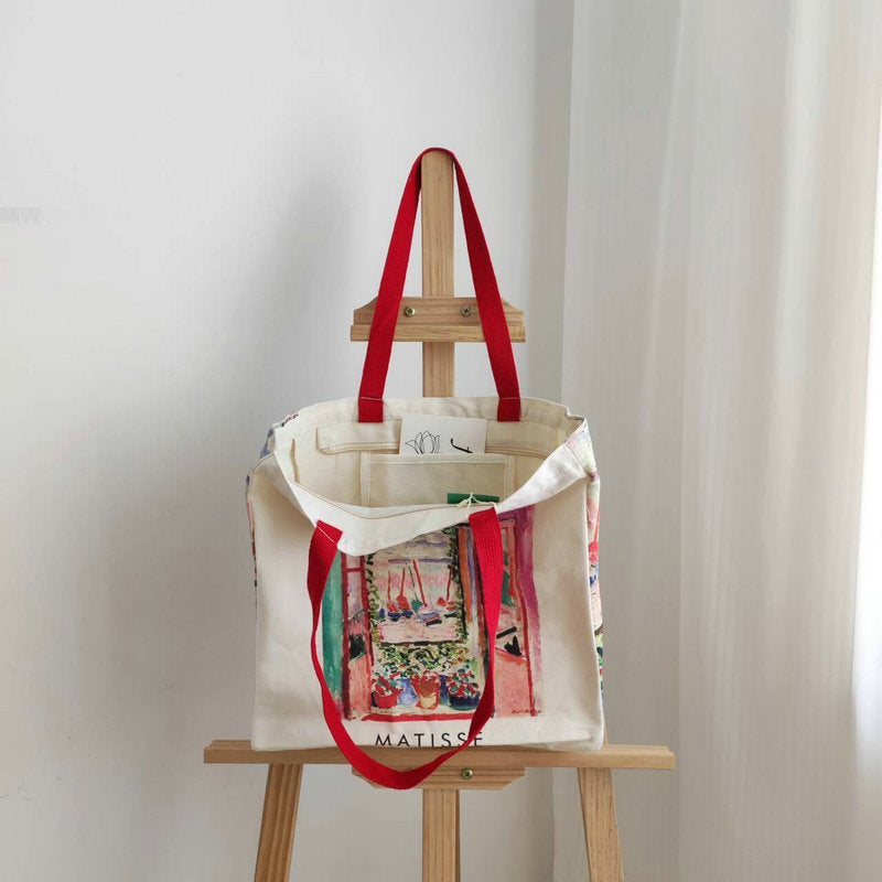 Borsa di tela a spalla