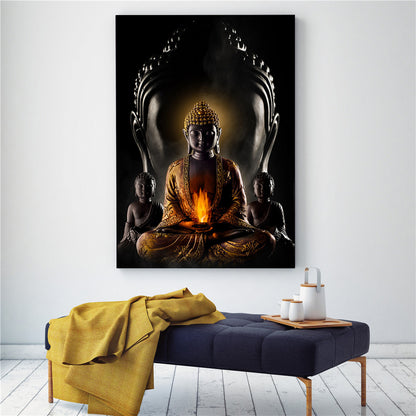 Quadro Buddha olio