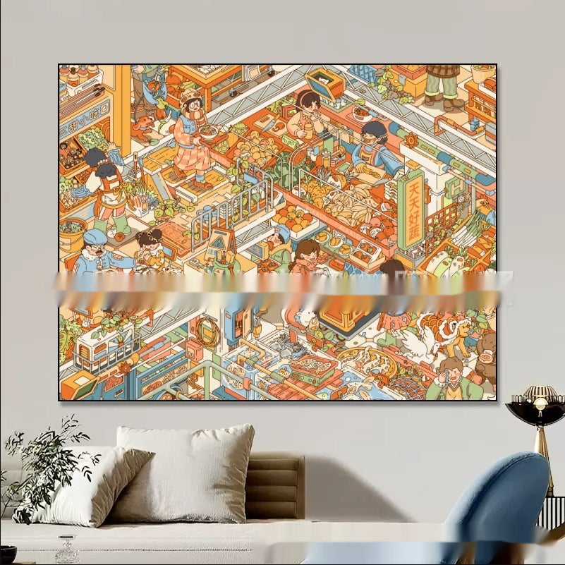 Quadro fiera paesana