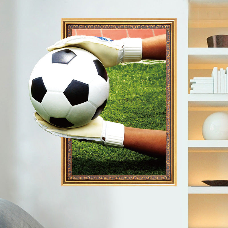 Adesivo 3D calcio