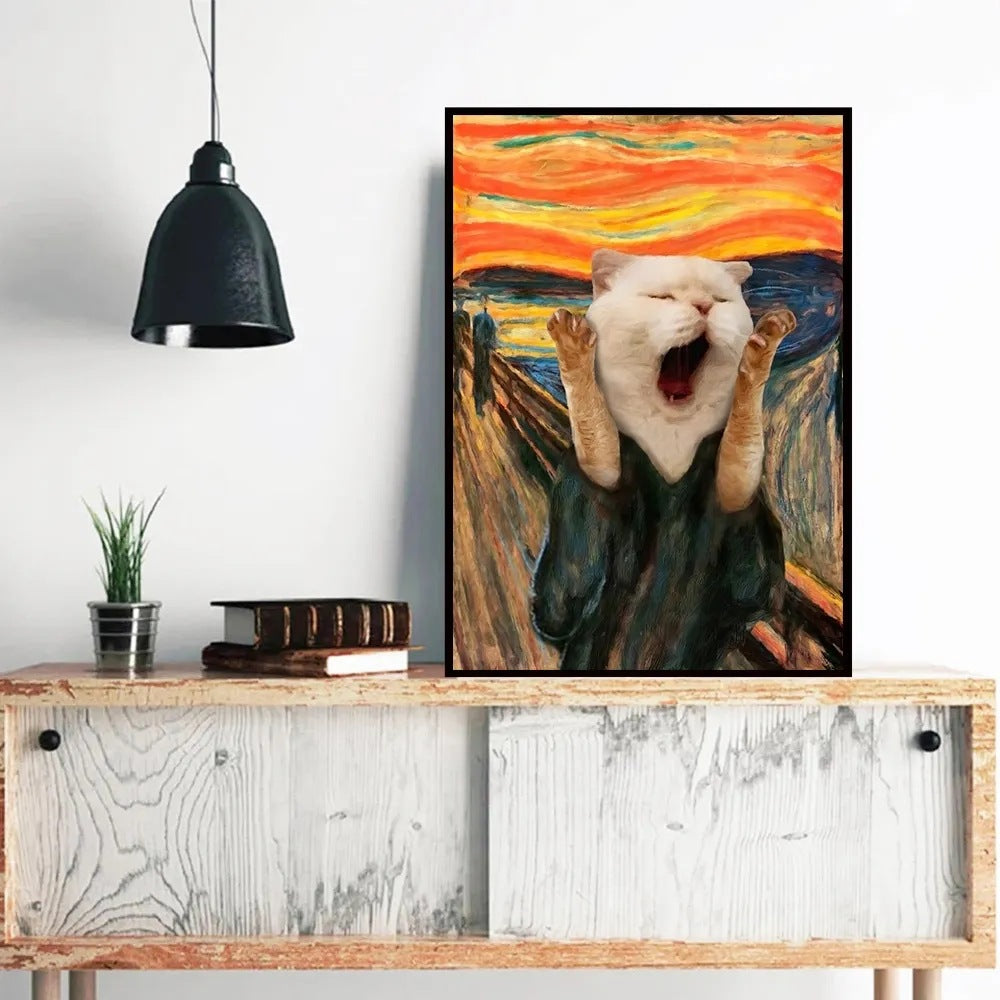 Quadro gatto nero
