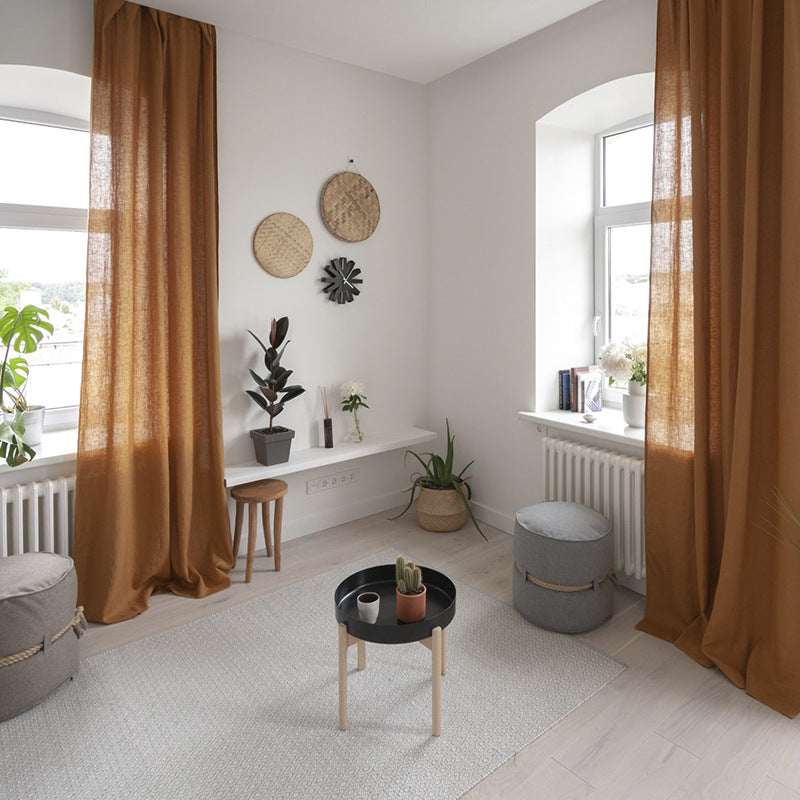 Tende lino-cotone nordiche
