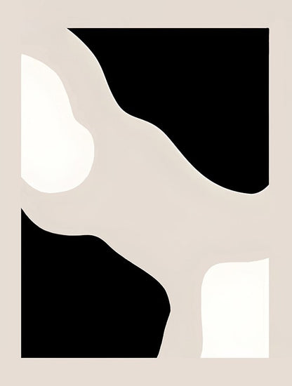 Poster boho astratto