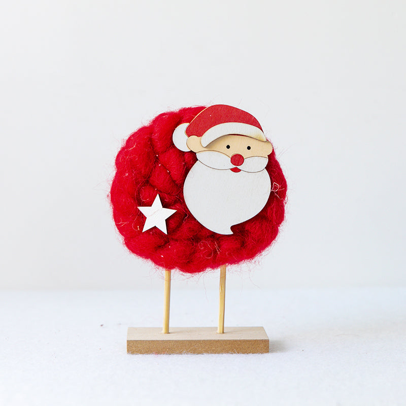Decorazione alce feltro natale