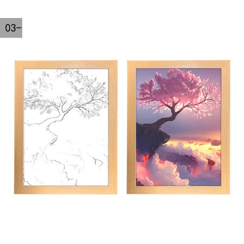 Quadro cielo stellato