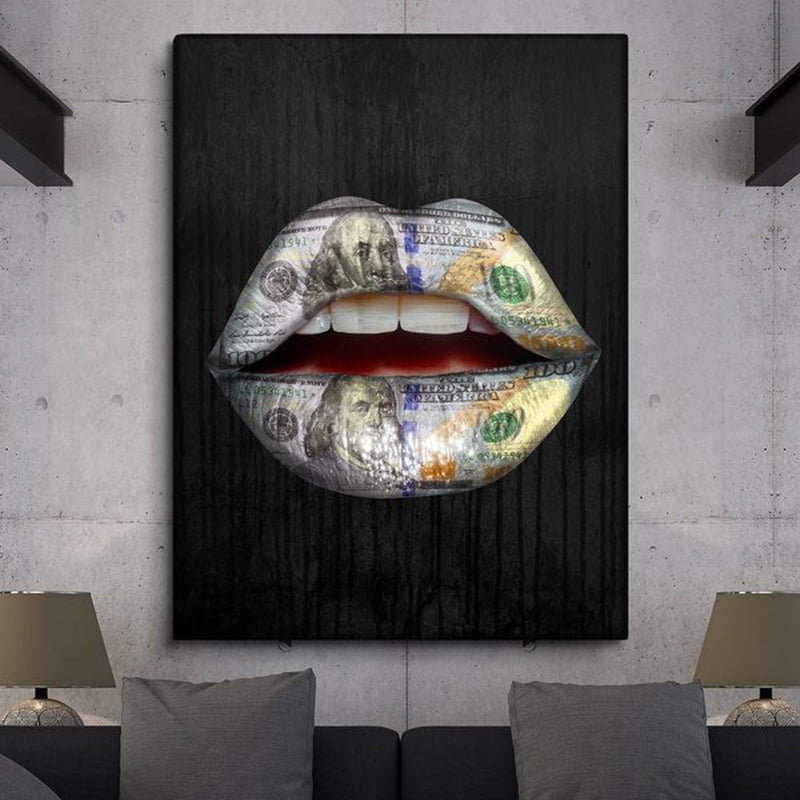 Quadro astratto labbra