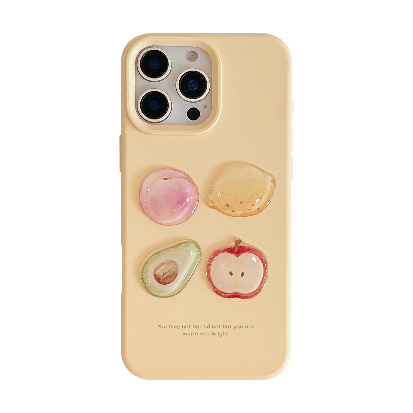 Custodia telefono frutta dipinta