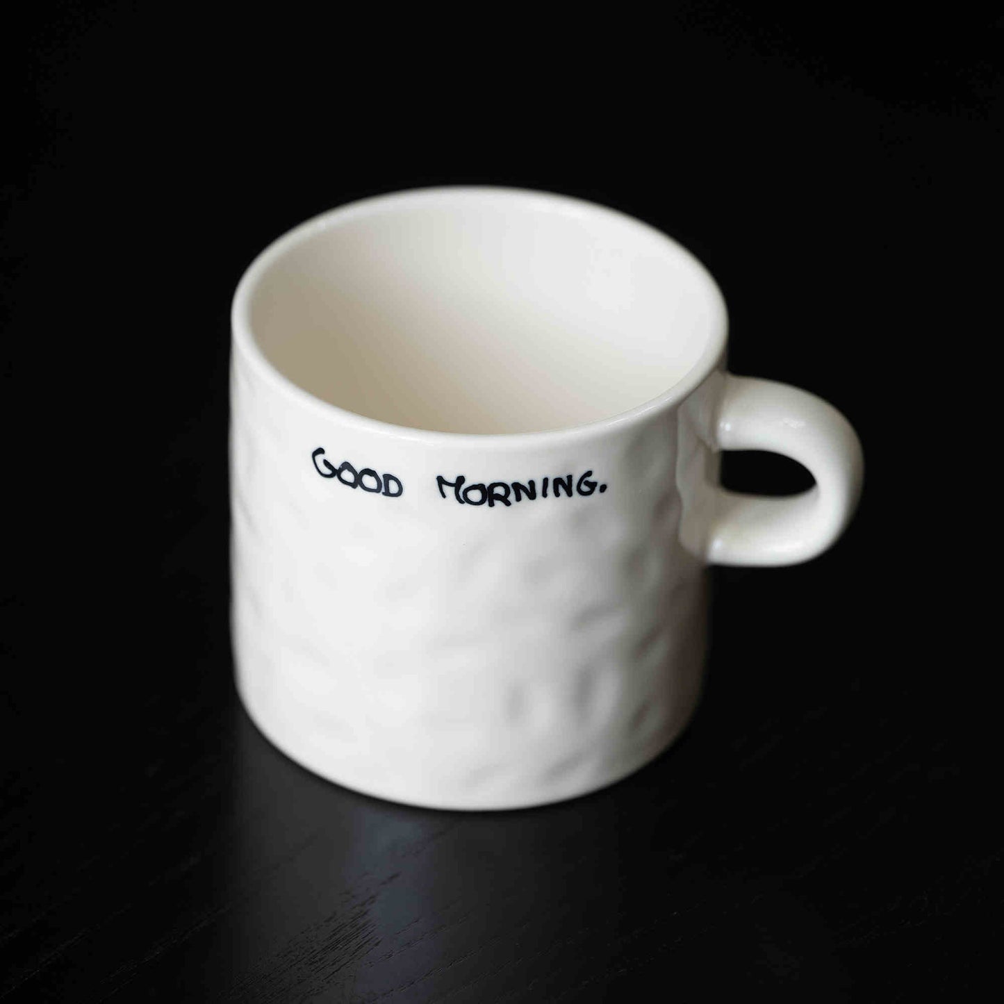Tazza ceramica lettere stile retrò