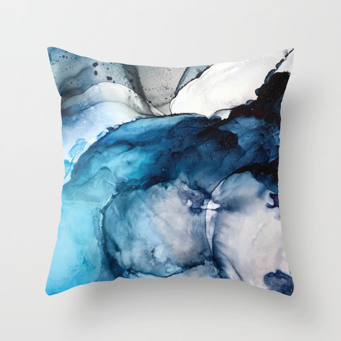 Cuscino motivo blu