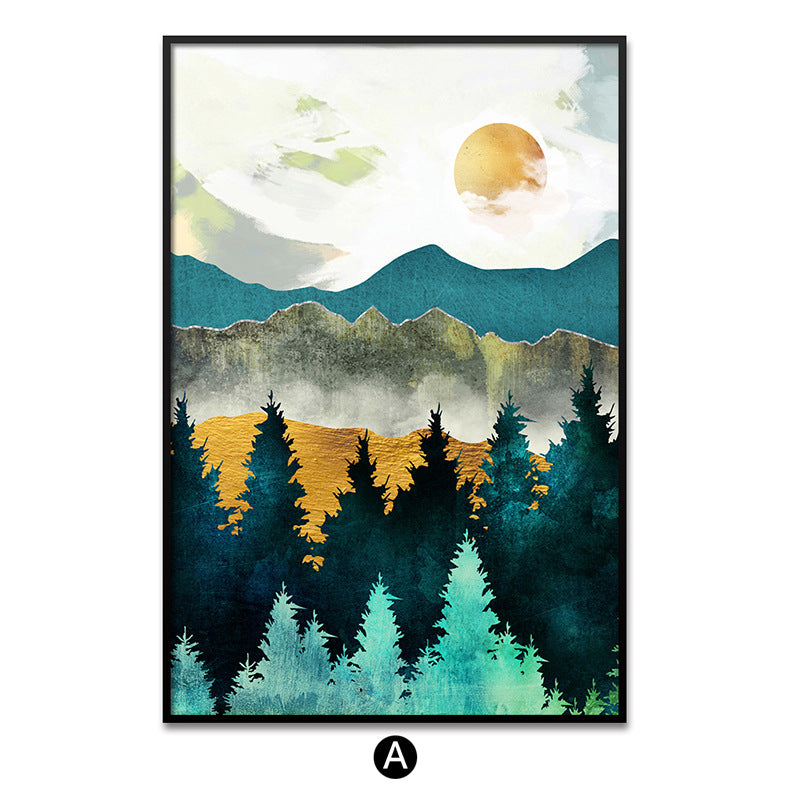 Quadro paesaggio animale