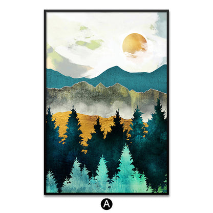 Quadro paesaggio animale
