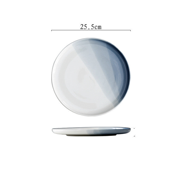 Piatto ceramica gradiente