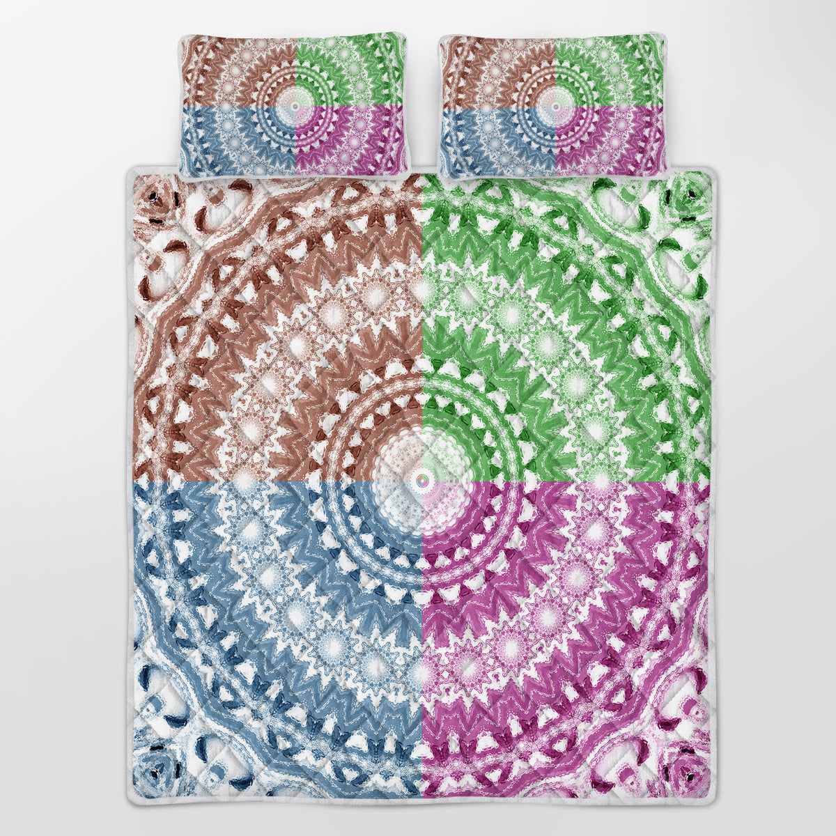 Copriletto mandala