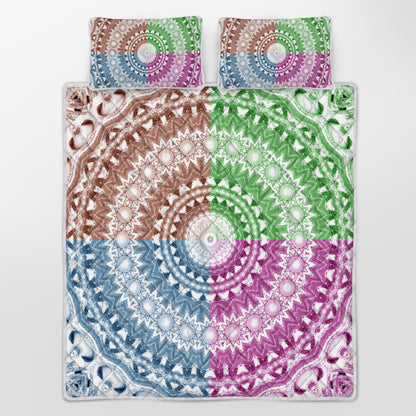 Copriletto mandala