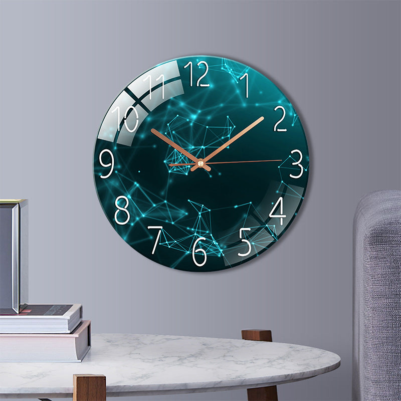 Orologio da parete Marmorizzato dorato