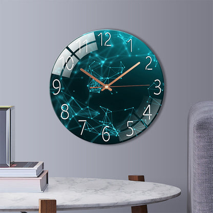 Orologio da parete Marmorizzato dorato