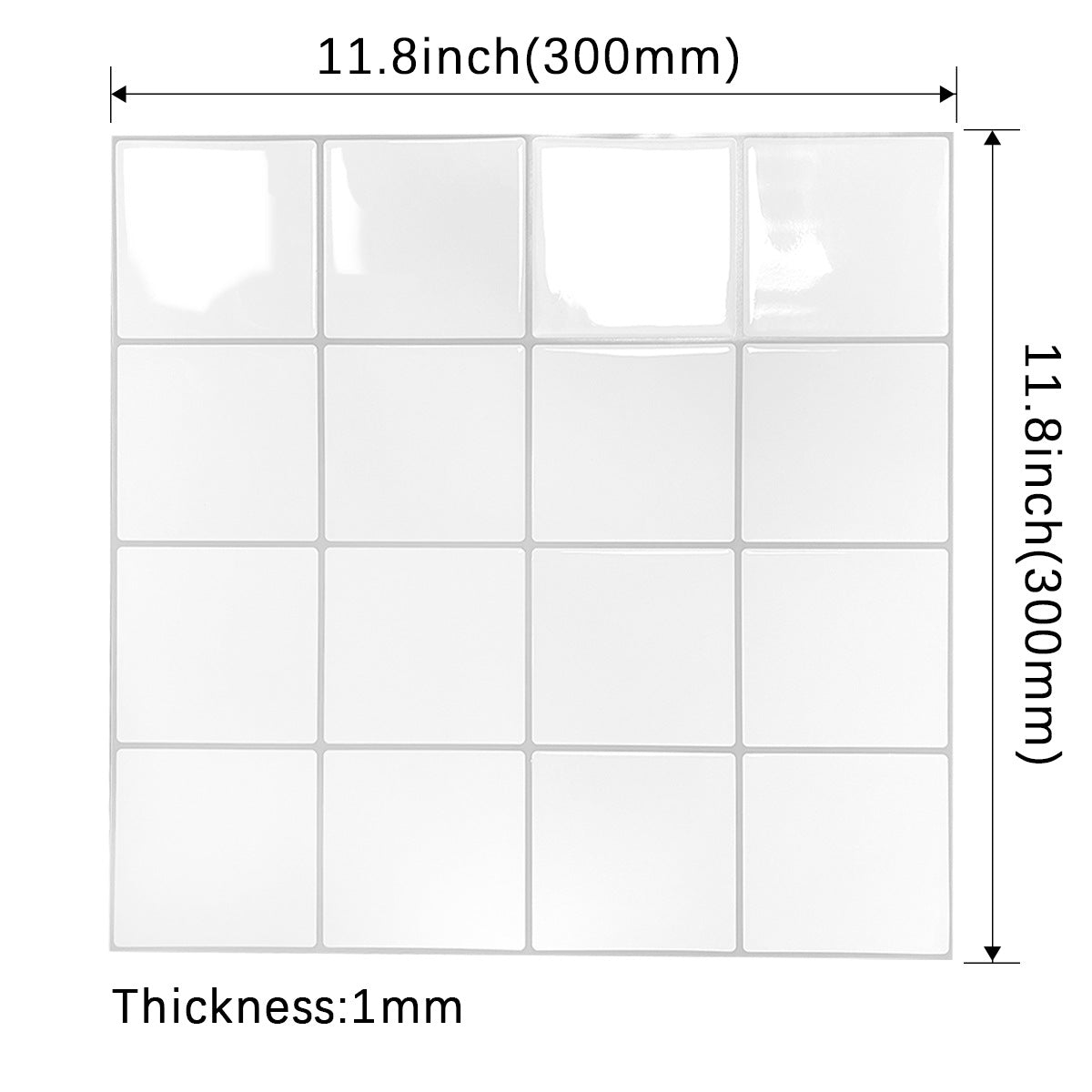 Adesivo murale Bagno minimalista