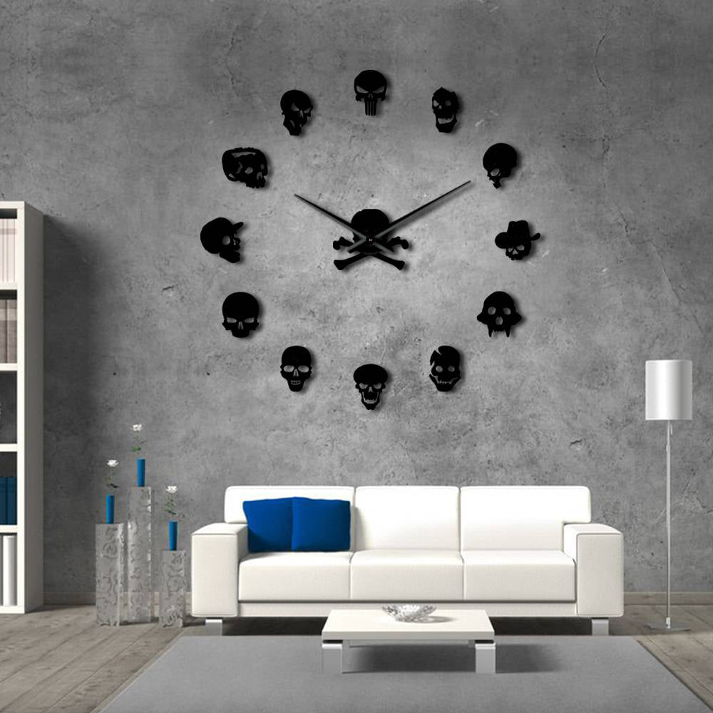 Orologio da parete Teschi e ossa