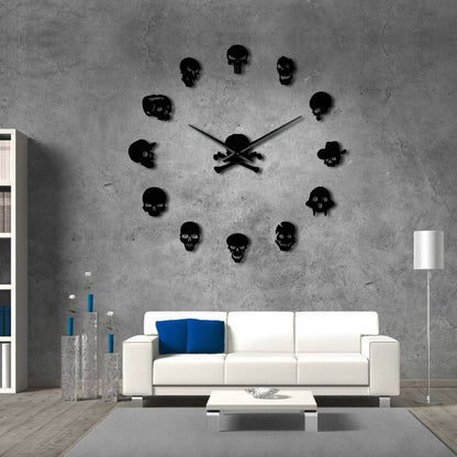 Orologio da parete Teschi e ossa