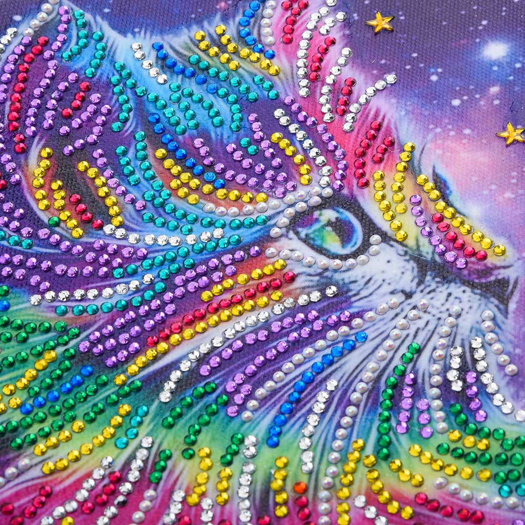 Quadro diamanti gatto