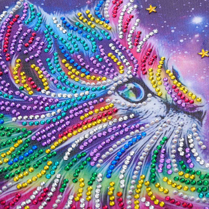 Quadro diamanti gatto