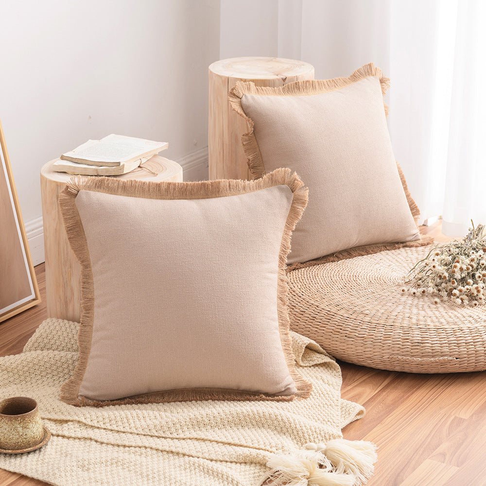 Cuscino cotone-lino stile nordico