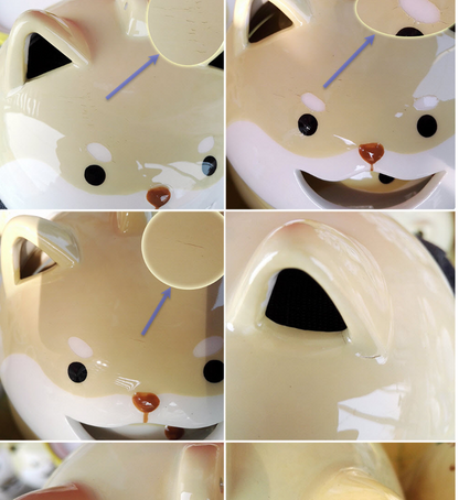 Bruciaprofumi ceramica animali