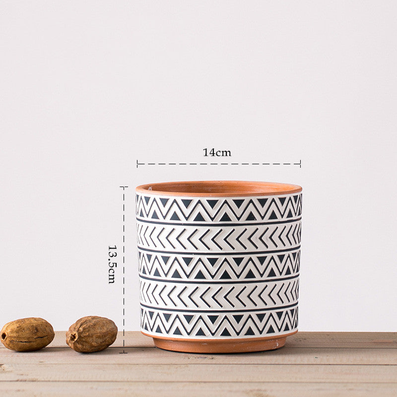 Vasi geometrici in ceramica