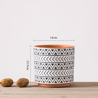 Vasi geometrici in ceramica