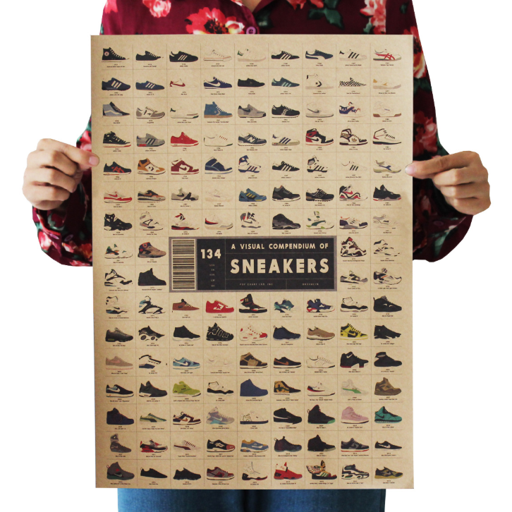 Poster Sneaker Vintage