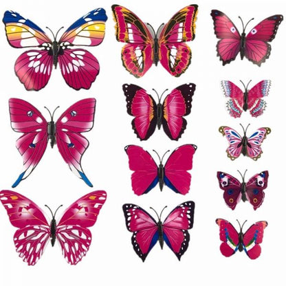 Adesivi farfalle 3D