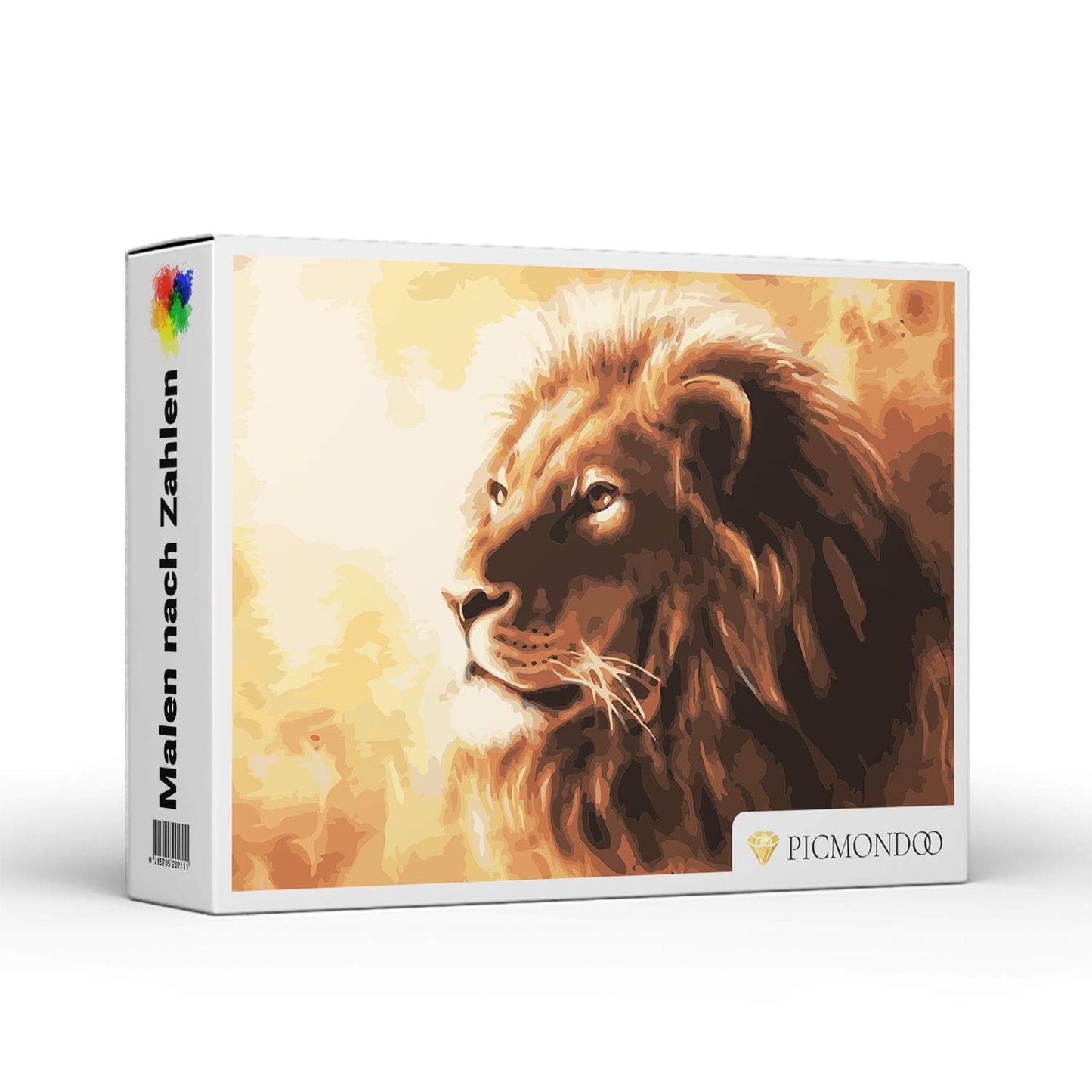 Quadro Leone dai numeri