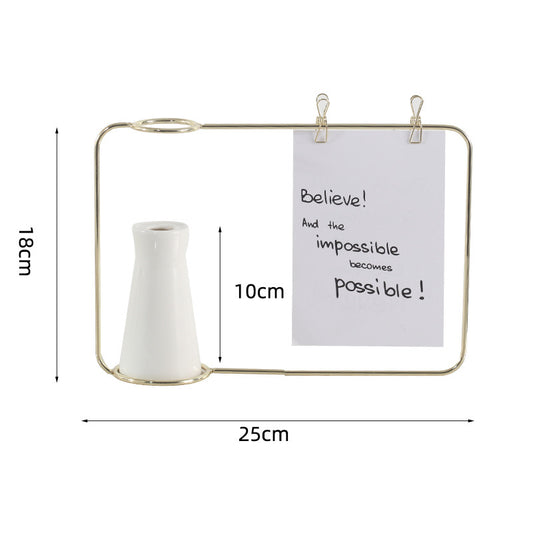 Set vaso e cornice