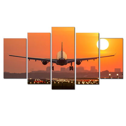 Quadro aereo tramonto