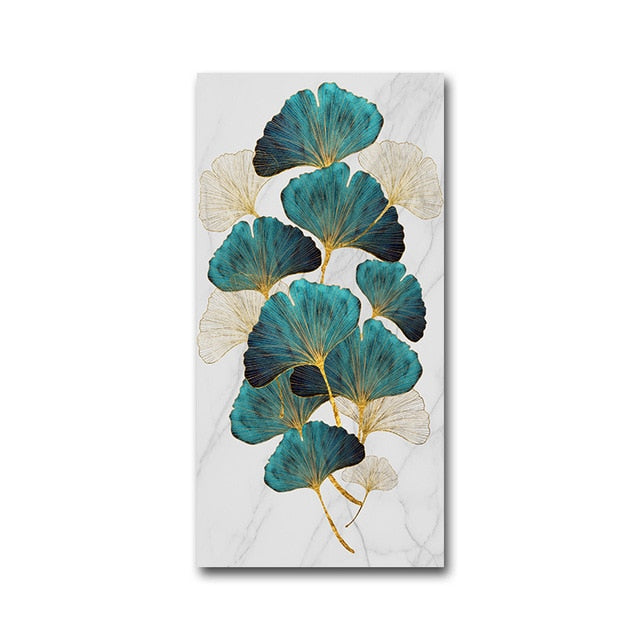 Poster foglie dorate