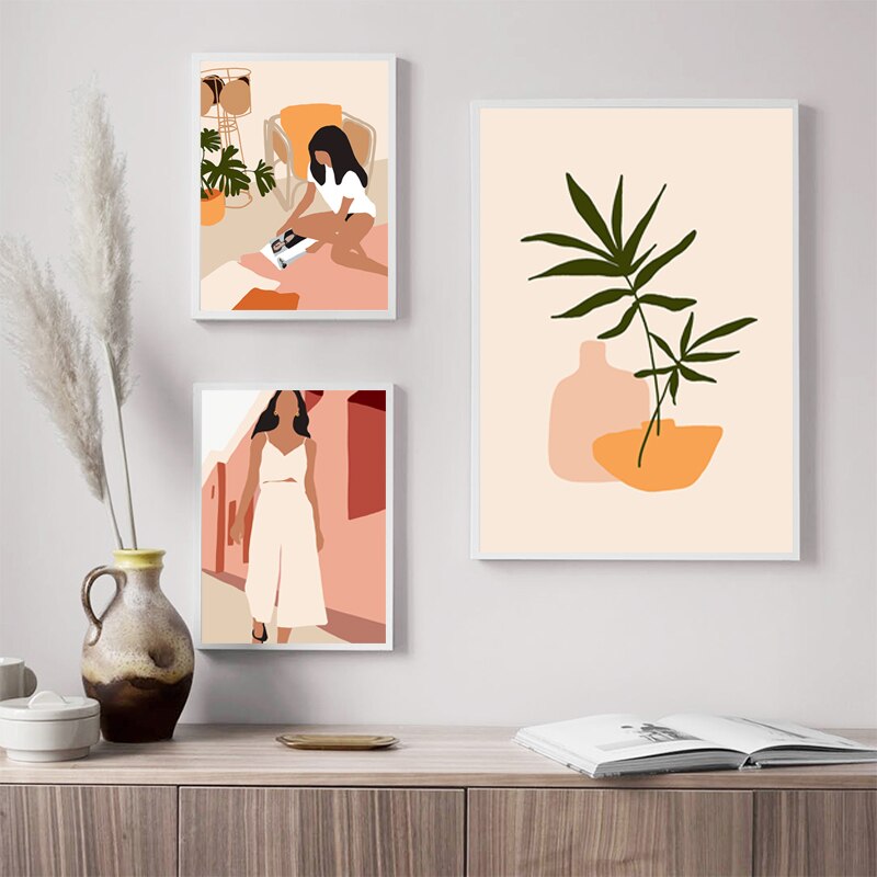 Quadro ragazza nordica