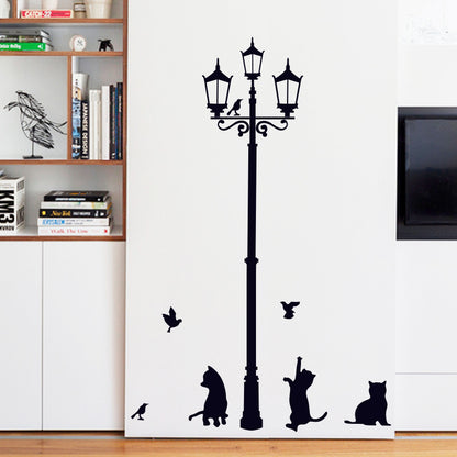 Sticker gatto nero