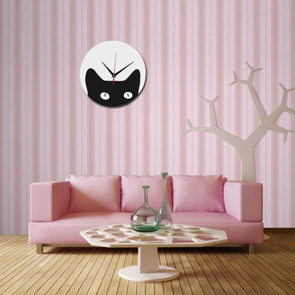 Orologio da parete Gatto nero