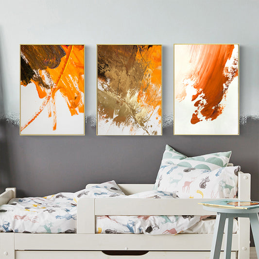 Quadro su tela Forme astratte arancioni