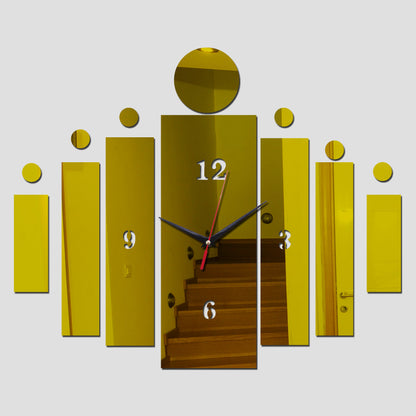 Specchio orologio adesivo