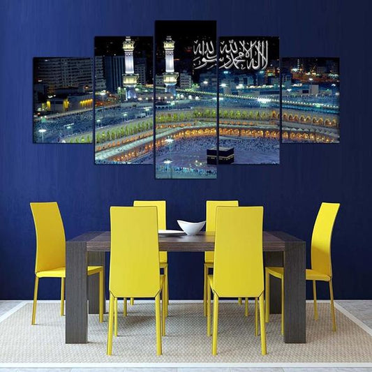 Quadro su tela La Mecca e Kalimah