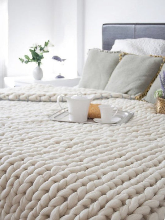 Coperta lana spessa
