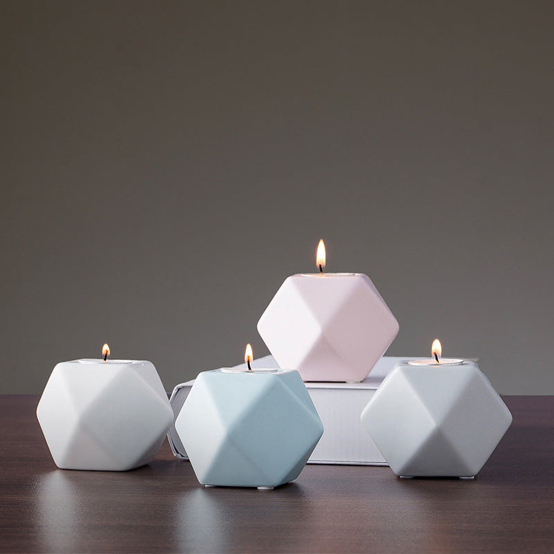 Candelabro in ceramica