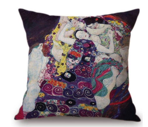 Cuscino stile pittura impressionista