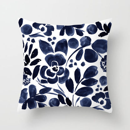 Cuscino motivo blu